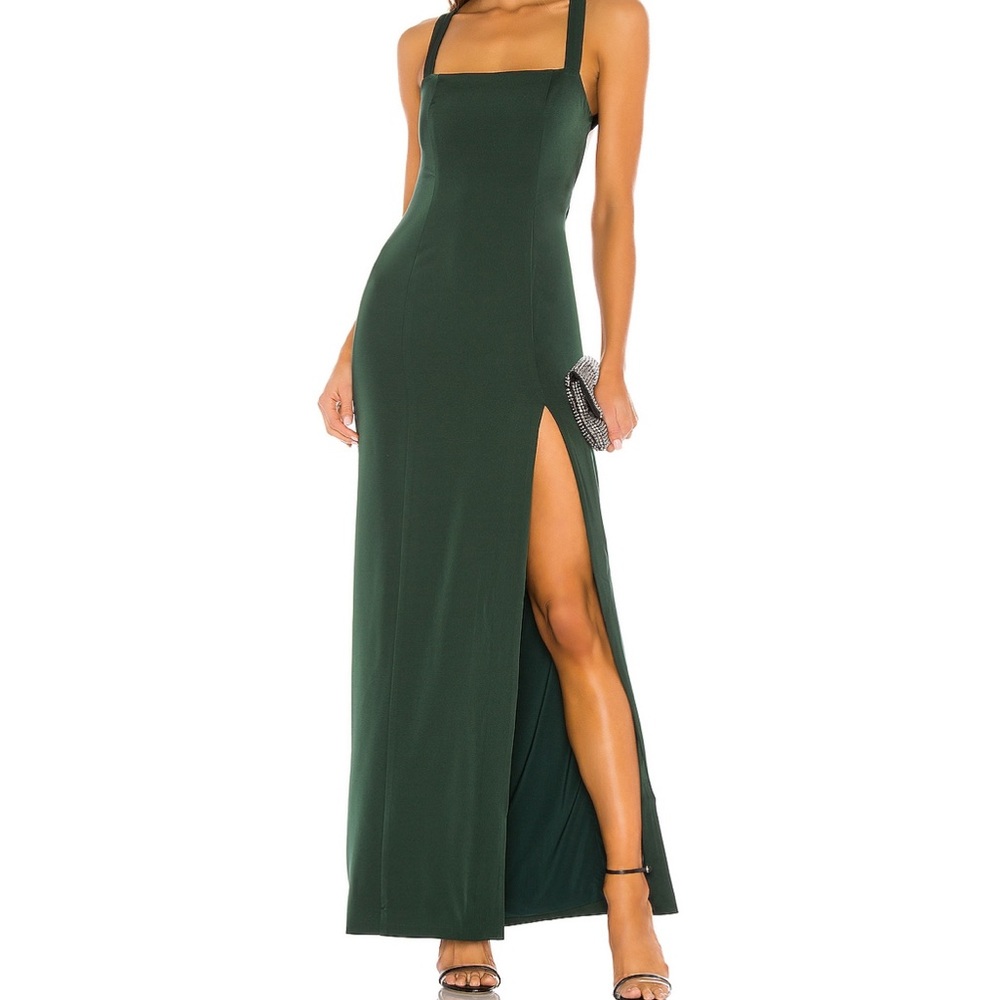 NBD Jill Green Maxi Gown